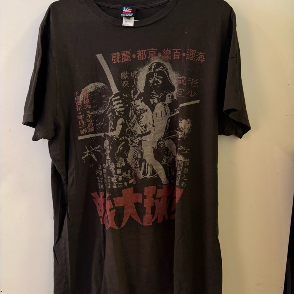 Off Black/ dark grey Star Wars Graphic Men’s Shirt